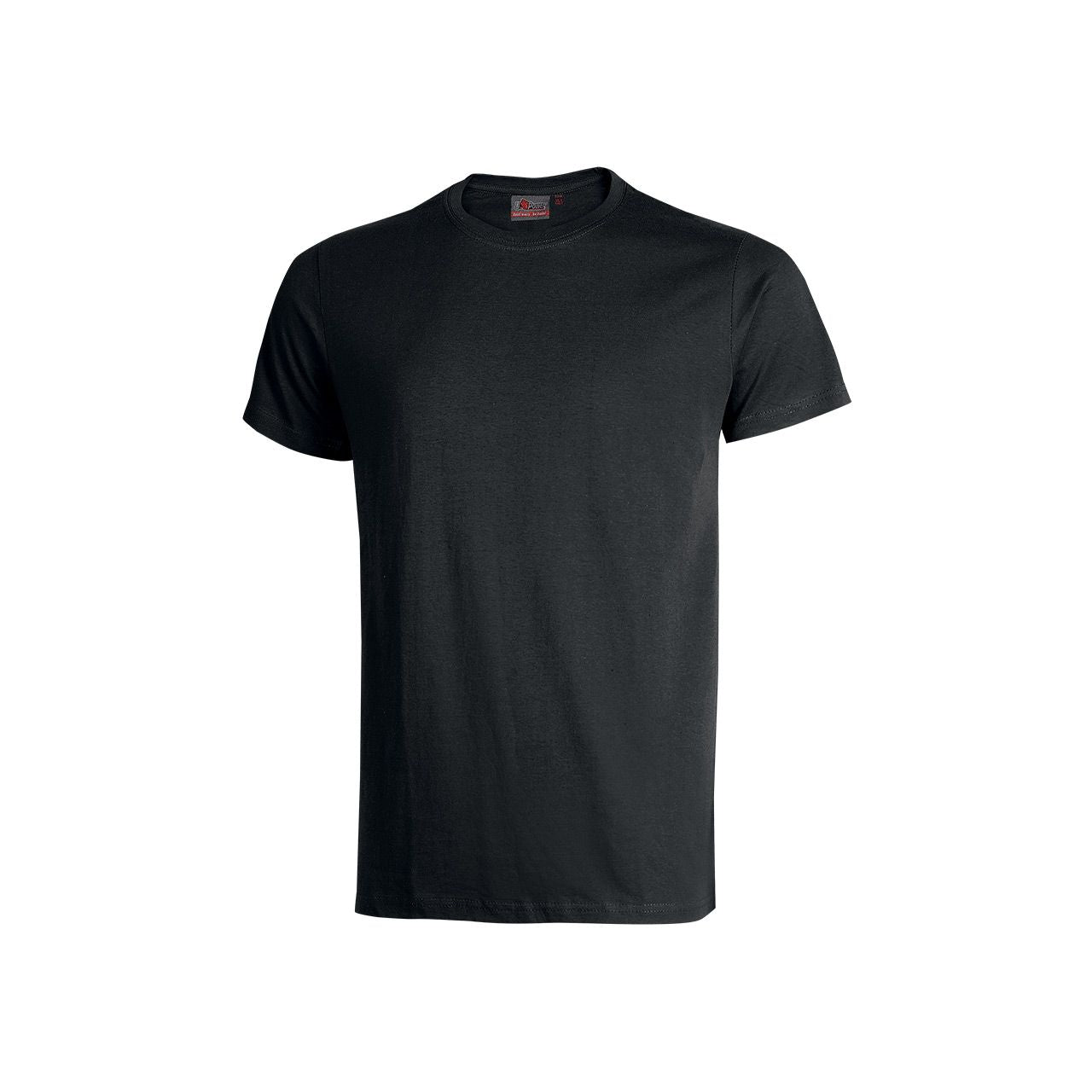 T-shirt da lavoro U-Power FIGI – Nera (Black Carbon) | 100% Cotone